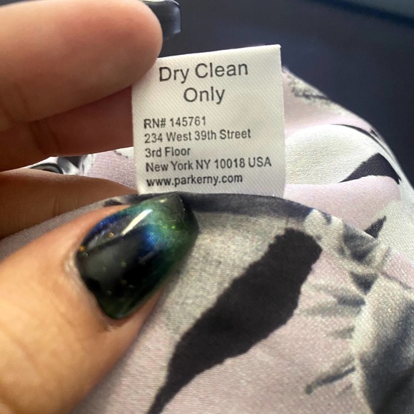 Parker Maxi Dress Small Lilac Purple Floral Print Off The Shoulder Short Sleeve - Picture 9 of 9